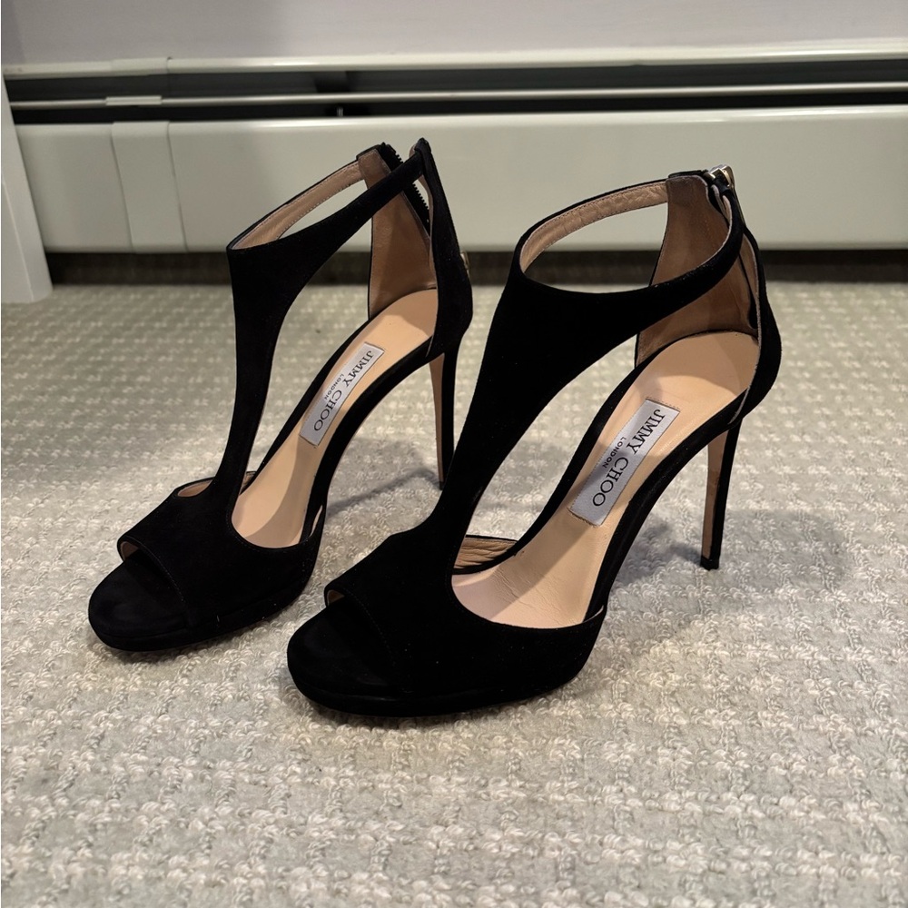 Jimmy Choo Lana Black Heels